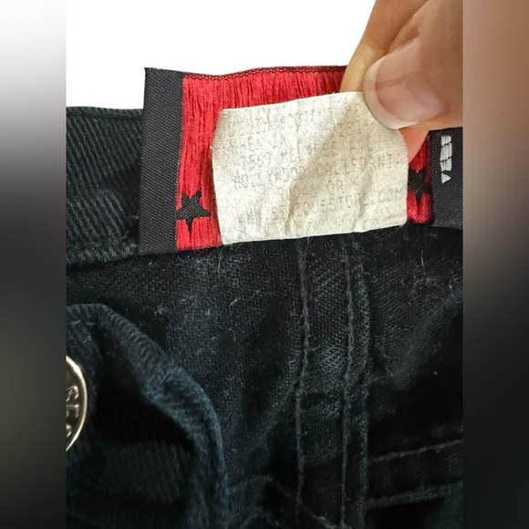 Serious Los Angeles Black Denim Flare Bootcut Men’s Jeans Waist 33 - Picture 9 of 13